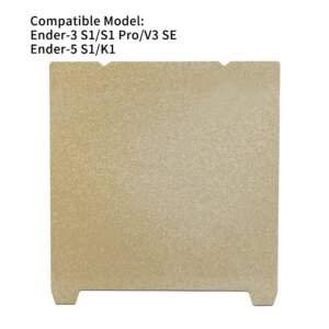 For K1 PEI Build Plate Spring Steel Heat Bed 235*235mm Fit Ender-3 S1/Ender 3 S1 Pro/Ender 3 V3 SE/ 5 S1 3D Printer Heat Paper