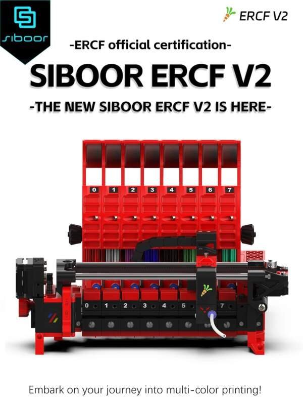 VORON 2.4/Trident Rabbit ERCF V2 Multi-color 8 Color Kits SIBOOR Rabbit 2.0 Enraged Upgrade Kits for Klipper 3D Printer