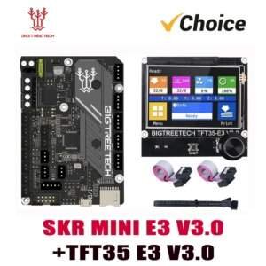 BIGTREETECH 3D Printer Motherboard SKR Mini E3 V3.0 + TFT35 E3 V3.0 Screen Onboard TMC2209 for Ender 3 Pro CR10 3d Control Board