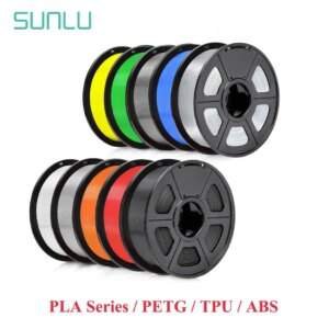 SUNLU 1.75mm PLA / ABS/ PETG / PLAMETA/ PLAMATTE/ TPU / SIlk PLA / PLA+ 3D Filament For FDM 3D Printer 0.5/1KG/Roll Fast