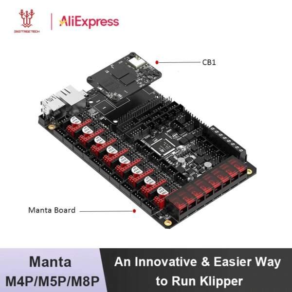 BIGTREETECH Manta M4P M5P M8P Motherboard 32bit High Speed for Klipper Raspberry Pi Voron 2.4 Ender3 3D Printer Control Board