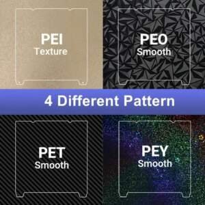 High-Quality 235x235mm Build Plate for Creality K1 & Ender 3 S1/S1 Pro - Durable Double-Sided 3D Printing Diamond Plate (PEO/PET/PEI)