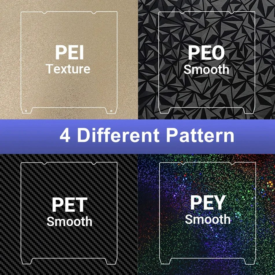 High-Quality 235x235mm Build Plate for Creality K1 & Ender 3 S1/S1 Pro - Durable Double-Sided 3D Printing Diamond Plate (PEO/PET/PEI) 1 High-Quality 235x235mm Build Plate for Creality K1 & Ender 3 S1/S1 Pro - Durable Double-Sided 3D Printing Diamond Plate (PEO/PET/PEI)