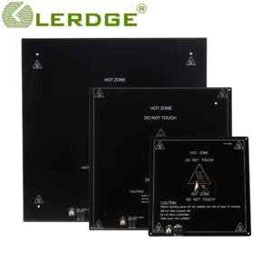 LERDGE 3D Printer Parts 3mm Aluminum Substrate Hotbed MK2A Heated Hot bed Plate Heating Platform Accessories 220mm 310mm