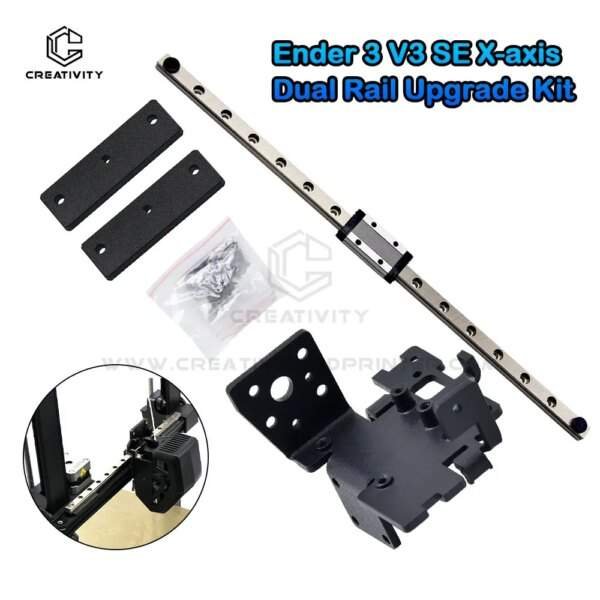 Ender 3 V3 SE X Axis Upgrade MGN9H 300mm Linear Rail Guide  ender 3 v3 se x axis Turn the Performance of SE a Step Closer to KE