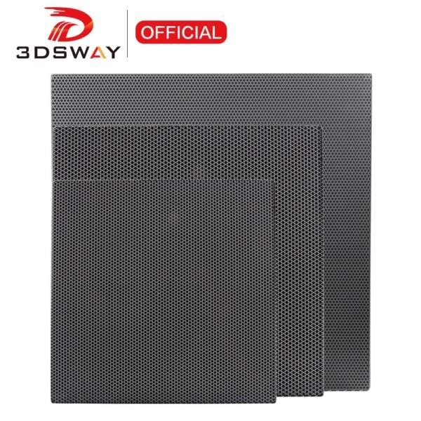 3DSWAY 3D Printer Parts Carbon Crystal Glass Platform Heated Bed Build Surface Tempered Ultrabase Glass Plate 180/220/235/310mm