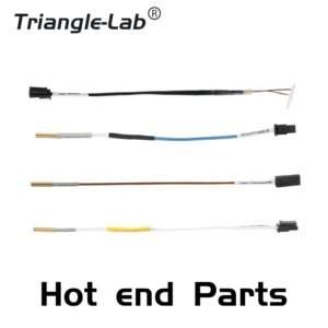 Trianglelab Dragon Ace  Hotend Parts Heatsink Heatblock Heatbreak Heated cartridges Thermistor PT1000 104NT-4 Thermocouples K500