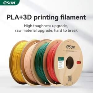 eSUN PLA Filament For 3D Printer PLA+ Filament 1.75mm Dimensional Accuracy +/- 0.03mm 1KG (2.2 LBS) Spool 3D Printing Material