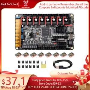 BIGTREETECH Octopus Pro V1.0/1 BTT Motherboard Klipper 3D Printer Accessories TMC2209 TMC5160 Pro Ender 3 Upgard Voron 2.4 Board