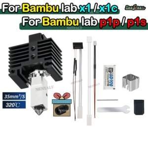 Bambu Lab Hotend Upgrade TZ 2.0 Version nozzle bambulab Bi Metal Fit Bamboo Bambulabs X1 X1C P1P P1S hotend P1P Thermistor