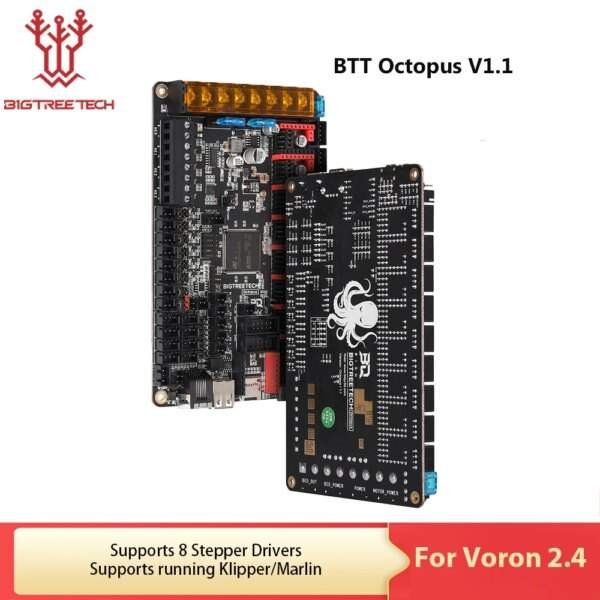 BIGTREETECH Octopus V1.1 Motherboard - 32Bit Control Board for 3D Printers | TMC2209 & TMC5160T vs SKR V1.4 Turbo