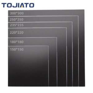 4pcs Heated Bed Sticker 250/300mm Printing Build Sheet Build Plate Sticker 3D Printer Tape Platform Sticker Hot bed Big Surface