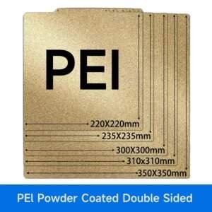 Double-sided PEI Build Plate180/220/235/310/350mm Upgrade Removal Textured PEI Magnetic Ender 3 V3 Se Bed Spring Steel heatbed