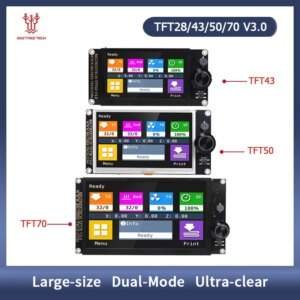 BIGTREETECH TFT43 TFT50 TFT70 TFT28 V3.0 Touch Screen 12864LCD 3D Printer Parts TFT35 MKS TFT70 For Ender 3/5 SKR V1.4 MINI E3