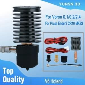 For Voron 0.1/0.2/2.4 Hot End E3D V6 Hotend V6 Bimetal Throat Ceramic Heating Core Print Head for Prusa 3D Printer Parts