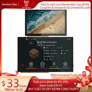 BIGTREETECH HDMI7 V1.2 HDMI5 HDMI Touch Screen 5/7 inch IPS Screen Display 3D Printer Parts For Raspberry Pi 4 Manta M8P Board