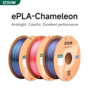 eSUN Chameleon PLA Filament 1.75mm 1KG Glitter 3D Printer PLA Filament Gradient Color Upgraded PLA For Bambu Lab 3D Filament