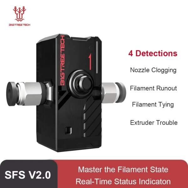 BIGTREETECH Smart Filament Sensor Filament V2.0 BTT SFS V2.0 Break Detection Module for Ender 3 Voron V2.4 FDM 3D printers Parts
