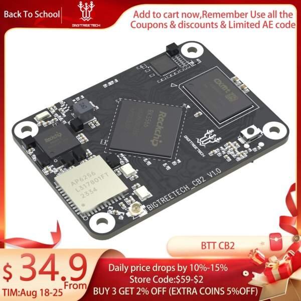 BIGTREETECH BTT CB2 Core Board SKR MINI E3 V3.0 Manta M8P For Klipper 3D Printer Parts VS Raspberry Pi 4/3B For Voron