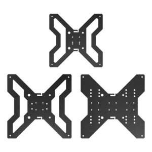 3D Printer Heatbed Platform Compatibility Linear Rail Upgrade Y Axis Hot Bed Support Plate for 150/235mm Aluminum Accessories